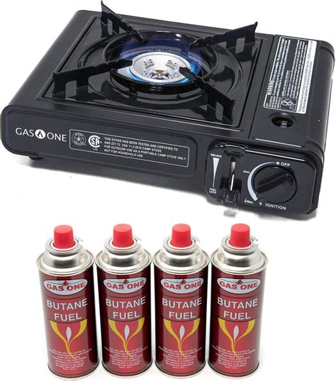 portable gas stove with gas bottle